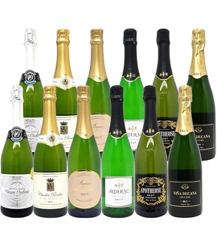 Amazon.co.jp: スパークリングワイン セット フランス スペイン 12本