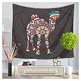 betterwish新しい壁吊りタペストリー国立風動物Hangingビーチタオルブランケット M: 150*130 cm(59"*51")