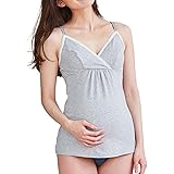 [ANGELIEBE エンジェリーベ] マタニティ 授乳対応 キャミソール 産前産後 妊婦 クロスオープン