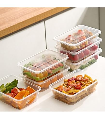 Amazon｜使い捨て食品容器 テイクアウトボックス ファーストフード容器