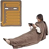 THANKO 腕だし電気毛布 だら活毛布 UDDS24H-JU ベージュ 省エネ こたつ 暖房 おひとりさま 着る毛布 洗える 節電