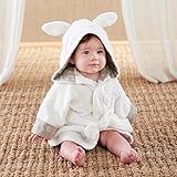 ベビーアスペン Baby Aspen 男女兼用バニーバンブーコットン地フード付きバスローブ [並行輸入品]