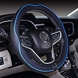 2019 New Microfiber Leather Car 14 15 16 Small Medium Large Steering Wheel Cover for Women (14.5-15''(fit for Mostly Cars), B