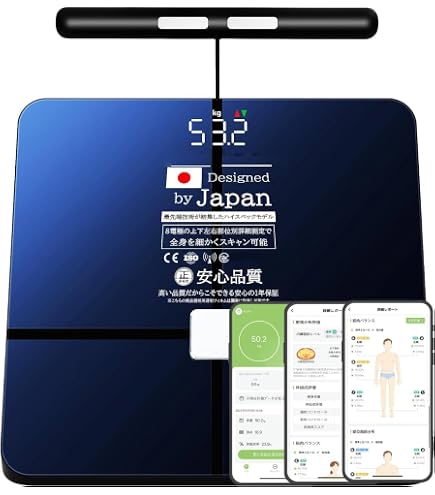 Amazon | OMRONオムロン 体重体組成計HBF-903 体重計 両手両足測定式