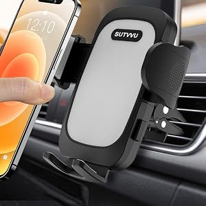 SUTVVU 車載ホルダー 厚いケース対応 スマホホルダー スマホスタンド 携帯ホルダー 車 エアコン吹き出し口用 36…