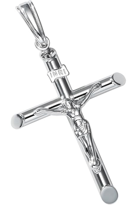 Amazon.co.jp: [スペランツァ] K18WG 18金 ホワイトゴールド クロス  