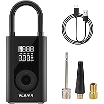 Amazon | VLAIAN 自転車電動空気入れ バイク 車 用 コードレス