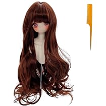 Amazon.co.jp: 1/3 1/4 1/6ドール用ウィッグ カール ロング カラー