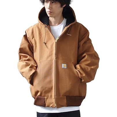 Amazon | [カーハート] アクティブジャケット メンズ 定番 人気 ルーズ