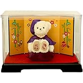 【プティルウ】 喜寿 ベア 4S 12cm サイズ (金屏風 ケース)