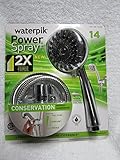 Waterpik Powerspray + withハイブリッド電源ダイヤルと2 xマッサージForce