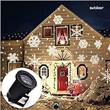 Camecho　投影ランプ 防水 LED ハロウィン 高輝度 照明 LED投光器 プロジェクター ライト スポットライト　子供部屋用（白い)