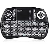 Ewin ミニキーボード Mini Keyboard 日本語JIS配列 2.4GHz 無線 タッチパッド搭載バックライト付き タッチパッド搭載 接続簡単！【日本語説明書と１８ヶ月保証付き】