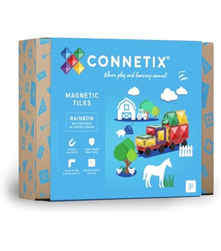 Connetix Tiles 24 pc Motion Pack : Amazon.sg: Toys