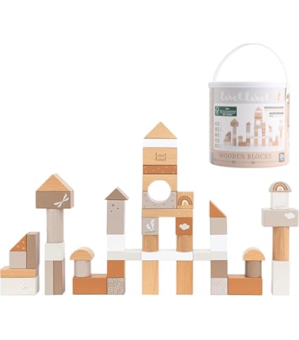 Amazon | ニチガン NICHIGAN IRODORI 積み木 知育玩具 | 積み木 | おもちゃ