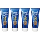 鈴木ハーブ研究所 パイナップル豆乳 除毛クリーム メンズ用 100g4本約4ヵ月分 [ スネ 腕 指 胸 ワキ 背中 ムダ毛 男性用 リムーバークリーム 医薬部外品 ] (100g, 4)