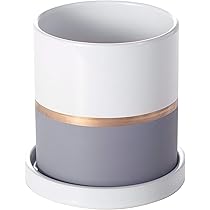 Amazon.co.jp: Ekirlin 陶器鉢 植木鉢 プランター おしゃれ 円筒形