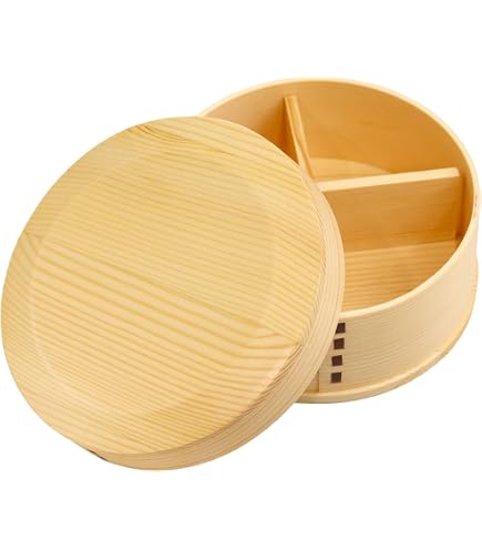 Amazon｜小柳産業 曲げワッパ 丸二段弁当(目摺り) φ12×10.6cm 35071