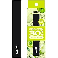 Amazon.co.jp: skew CBD Vape Pen 30% 300mg Green Apple Disposable