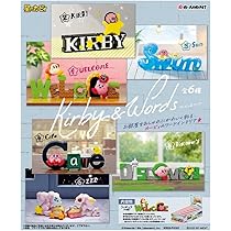 Amazon.co.jp: リーメント 星のカービィ Kirby&Words BOX商品 全6種 6
