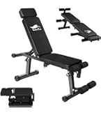 Amazon | CuteeFox 商品 トレーニングベンチ＋可変式 ダンベル