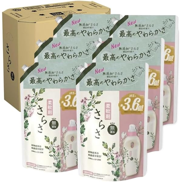 無添加　さらさ　洗濯洗剤　1.68kg詰め替え 6個セット 楽天市場】≪最大1,500円OFFクーポン有！≫【6個】さらさ 洗剤