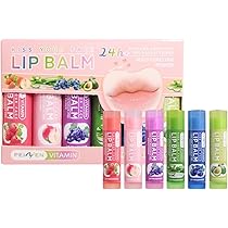 Amazon.co.jp: YAYAMIYA リップクリーム 6個 唇 保湿 フルーツ味