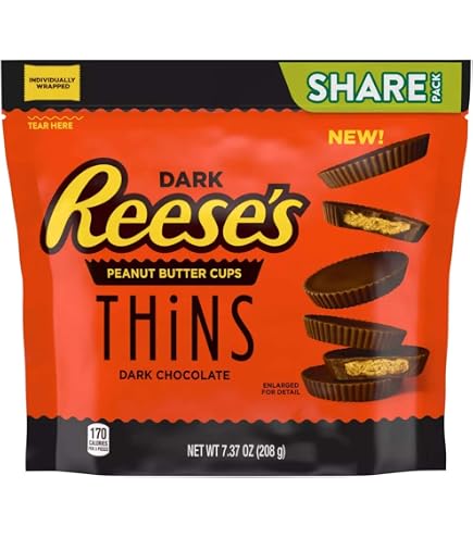 Amazon | Reese's Peanut Butter Cup Milk Chocolate Thin -7.37oz