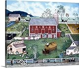 Linda Nelson Stocksプレミアムシックラップキャンバス壁アート印刷題名ランカスター郡 24" x 20" 2444953_24_24x20_none