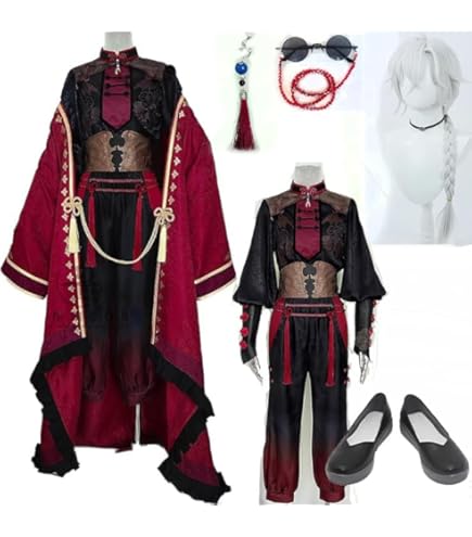 新品　にじさんじ　葛葉　新衣装　コスプレ衣装　Lサイズ ウィッグ付き Amazon.co.jp: コスプレ ウィッグ 葛葉 くずは 中華服 チャイナ 新衣装