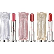 Amazon | リップグロス 猫リップ ケース 口紅 3点入れセット