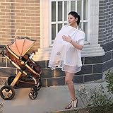 授乳ケープ授乳カバーマタニティーウェア 大判360度安心ベビーカーにも使える (ツリー)