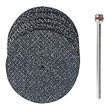 プロクソン(PROXXON) 切断砥石5枚グラスファイバー入 シャフト付 【砥石径38mm 厚み1.0mm 軸径2.35mm】 No.28818