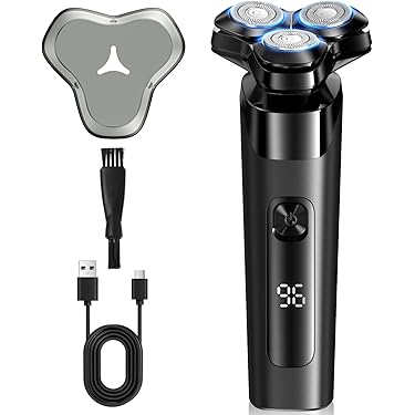 【滑らかな剃り味 ❤️】高性能 乾湿両用❤️電気シェーバー ❤️USB充電式 GERCEO 電気シェーバー 電動ひげそり メンズ ひげそり 髭剃り