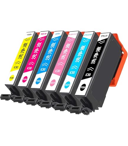 Amazon.co.jp: EPSON エプソン IC6CL70 (BK/C/M/Y/LC/LM)【強力洗浄