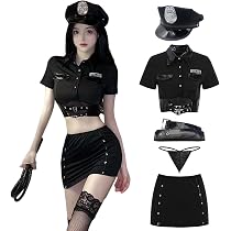 レプリカ【劇用・撮影用・コスプレ用】婦人警察官　2 Amazon.co.jp: [Matreeglam] 警察官 コスプレ 婦警 セクシー
