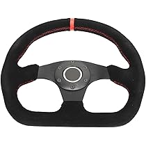 Amazon | カーレーシングステアリングホイール、D シェイプ