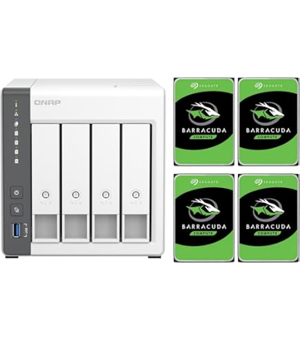 QNAP NAS 4ベイ TS-431K 8TBのHDD装着済 QNAP NAS 4ベイ TS-431K 8TBの