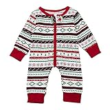 キッズ　ルームウェア　部屋着　パジャマ　ベビー服　子供服　ロンパース　カバーオール　上下セット　兄弟　姉妹　クリスマス　長袖　コットン (90, ロンパース)