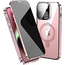 Amazon.co.jp: 覗き見防止 iPhone 15 ケース MagSafe対応 全面