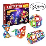 fantastoy磁気タイル30個磁気Construction Toysカラフルな創造性Beyond想像力、インスピレーション、Recreational、教育、従来
