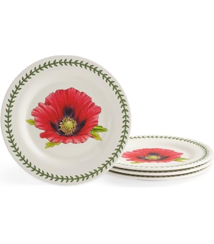 Amazon.co.jp: Portmeirion Botanic Garden Salad Plates, Set of 6