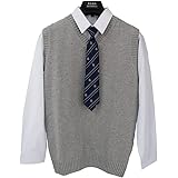 Amazon Co Jp スクールベスト ベスト メンズ 学生 男子 学生用ベスト ウール ポリエステル配合 洗濯可 服 ファッション小物