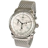 ツェッペリン ZEPPELIN 腕時計 7680M-1 100周年記念 クォーツ 42mm メタルベルト [並行輸入品]
