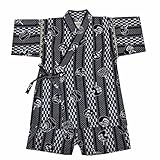 男児 甚平 ベビー キッズ 和柄 市松 水玉 ドラゴン 龍 花火 夏祭り 盆踊り 男の子 fo-jinb80cmNo.04