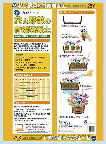 最安値 プロトリーフ 花と野菜の有機培養土 5lの価格比較