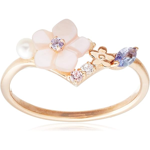 Amazon | [ブルーム] 【公式】 レディース リング K10 ピンクゴールド