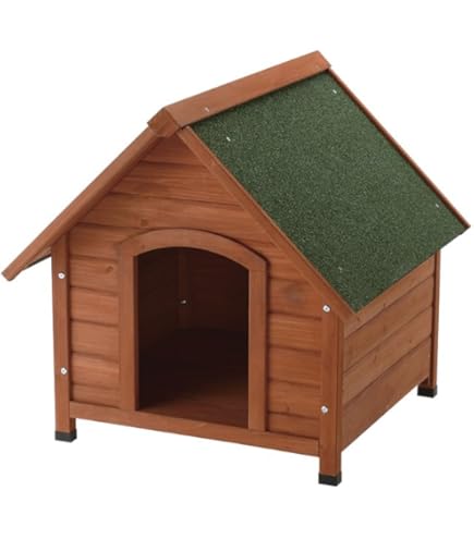 Amazon | アイリスオーヤマ ログ犬舎 LGK-600 ダークブラウン