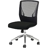 オカムラ オフィスチェア 在宅勤務 テレワーク対応 ビラージュ メッシュバック 肘なし ブラック 8VCM1A-FHR1 幅64.4×奥行64.4×高さ89~98.6cm 座面高さ43.5~53.1cm