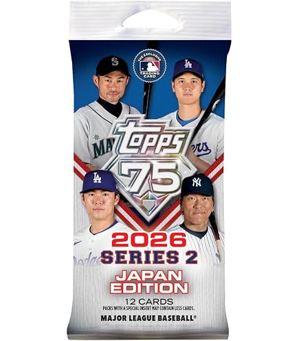 topps japan edition ベンゼマ　レッド　5枚限定 Amazon.co.jp: 2026 Topps Series 1 Baseball - Japan Edition 1Pack